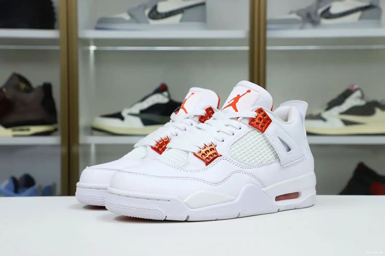 metallic Air Kimikick Jordan retro“orange Jordan 4 0518